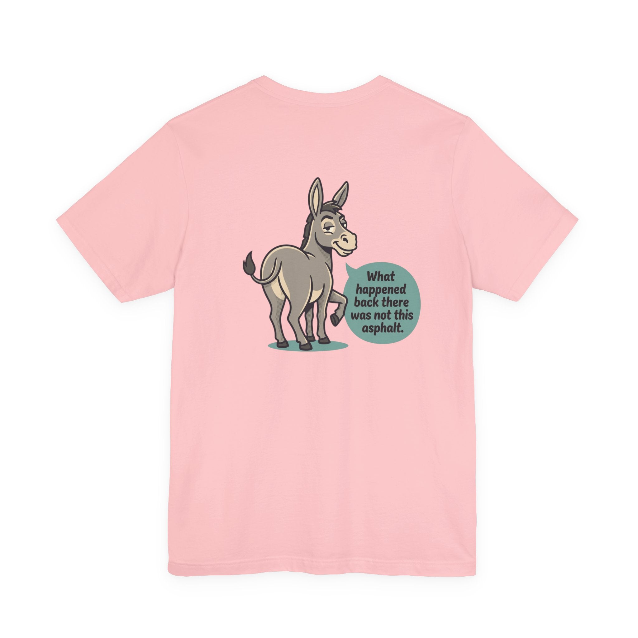 Funny Donkey Asphalt Pun T-Shirt | Hilarious Animal Graphic Tee