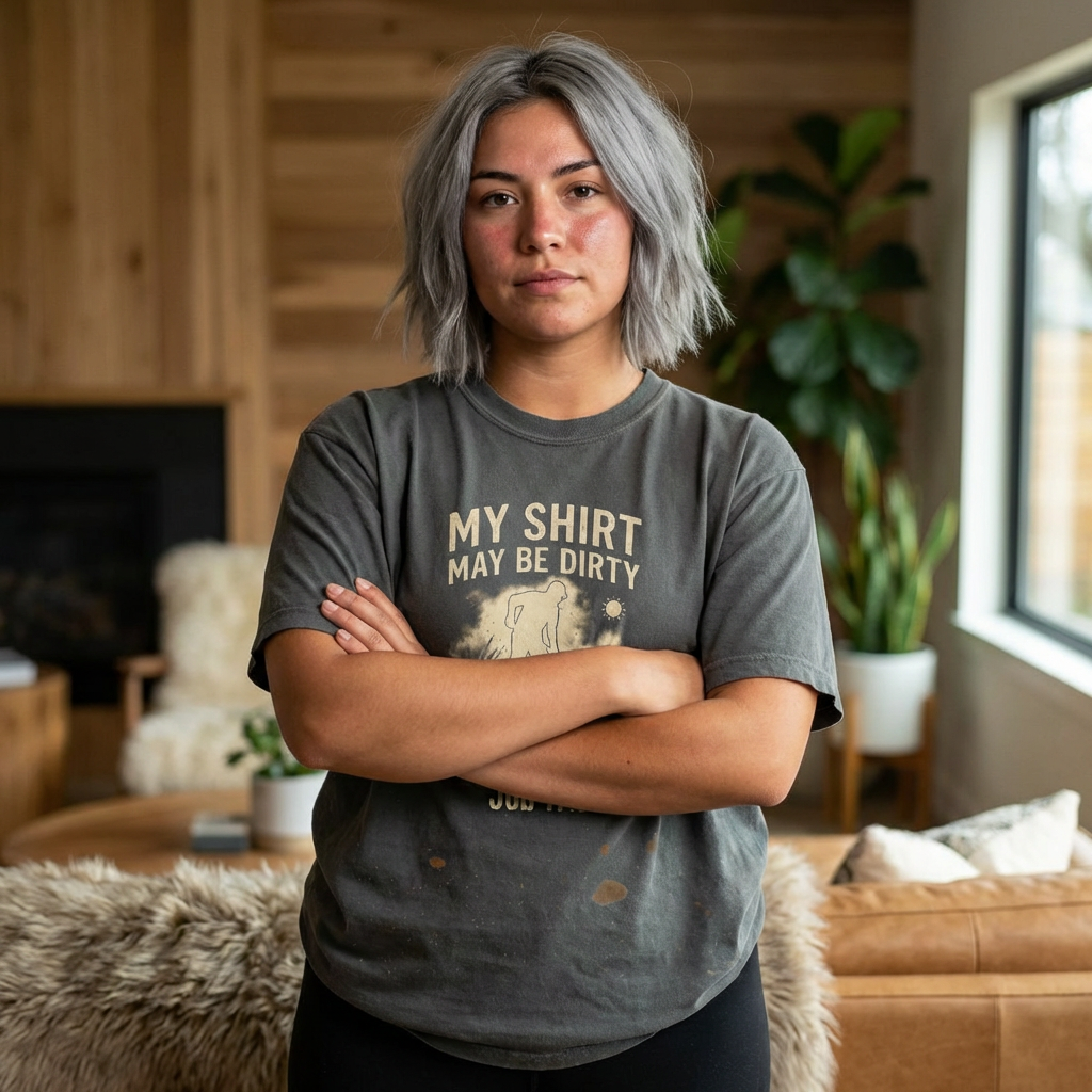 Christian Gardener T-Shirt | Dirty Shirt Clean Hands Job 17:9 Faith Tee