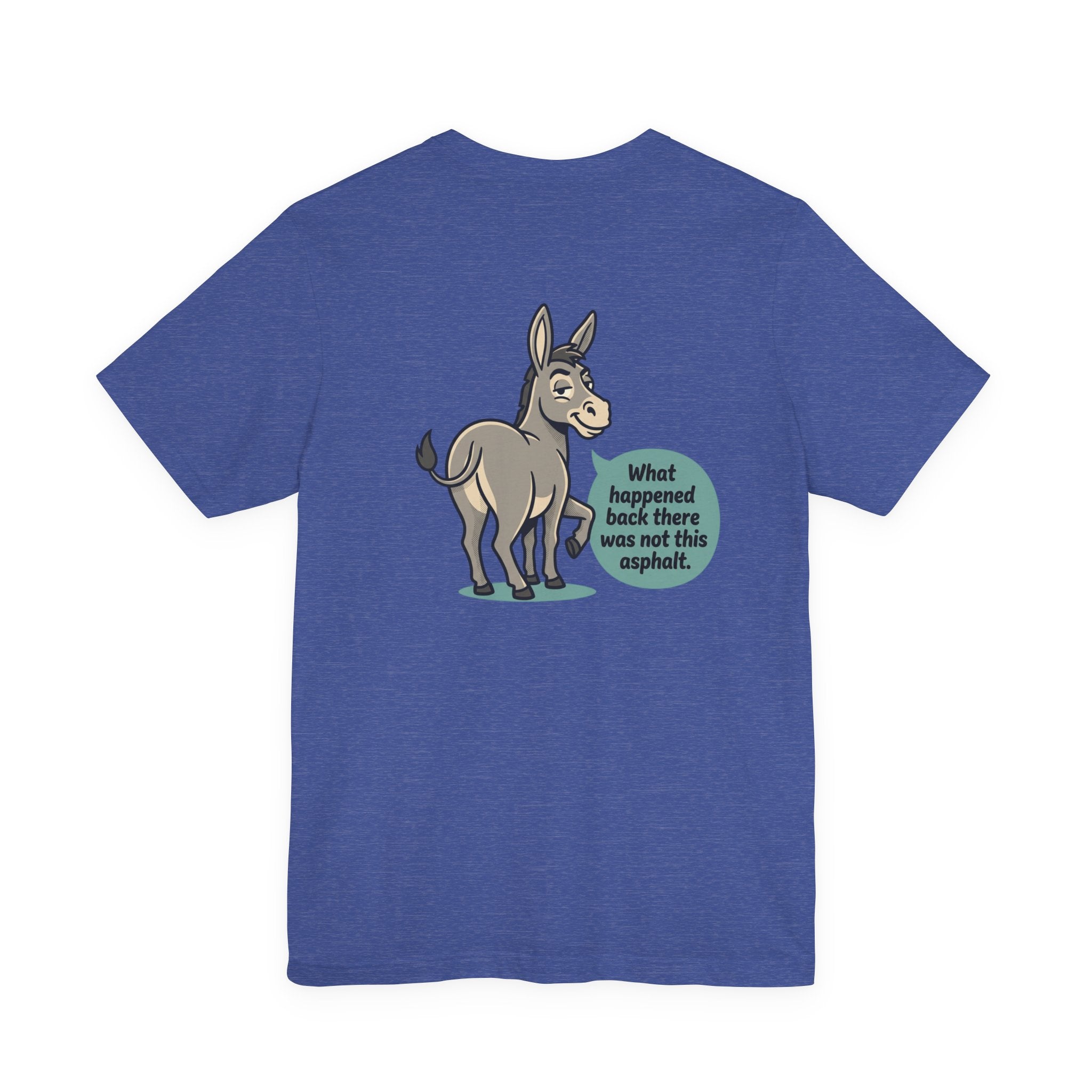 Funny Donkey Asphalt Pun T-Shirt | Hilarious Animal Graphic Tee
